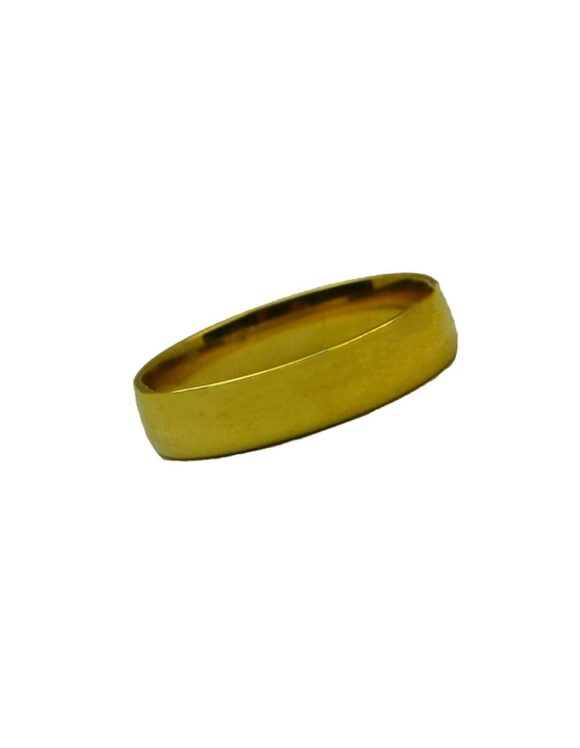Gold Wedding ring K18. -0