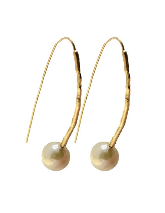 Silver Earrings 925 with Pearl-0