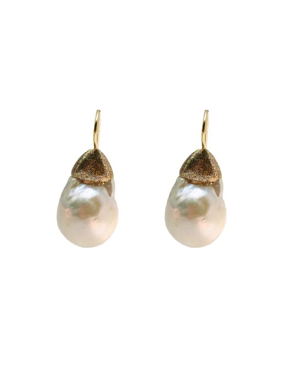 Silver Earrings 925 with Pearl-0