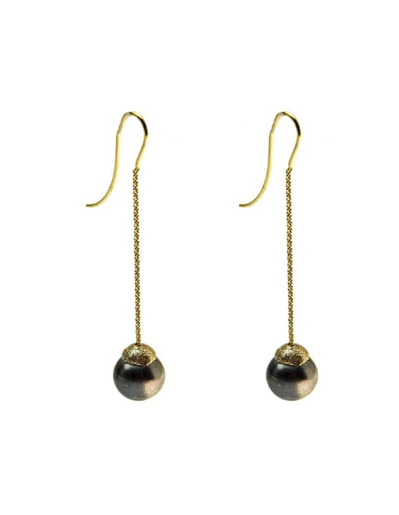 Silver Earrings 925 with Pearl-0