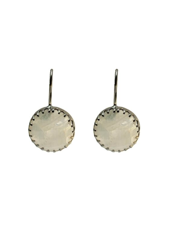 Silver Earrings 925 with Labradorite-0