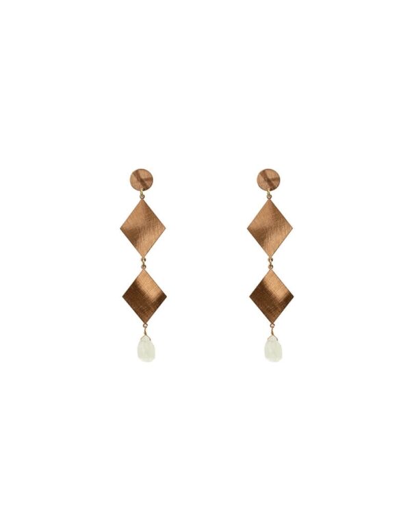 Silver Earrings 925 with Quartz-0