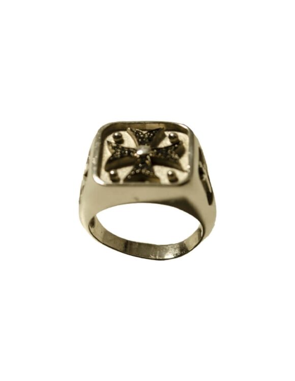 Silver Ring 925, Diamonds 0.12 ct-0