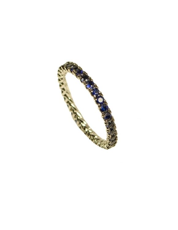 Gold Ring K18, Sapphire 1.21 ct.-0