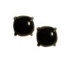 Silver Earrings 925, Onyx-0