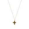 Gold K18 Diamond Cross -0